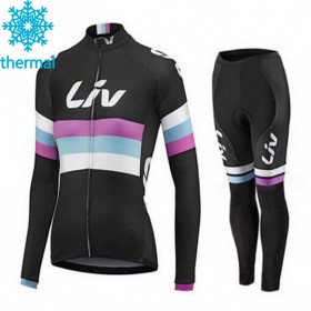 Tenue Maillot M/L + Collant Long 2015 CCC Liv Femme Hiver Thermal Fleece N001